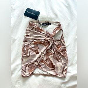 Pretty Little Thing Mocha Knot Skirt